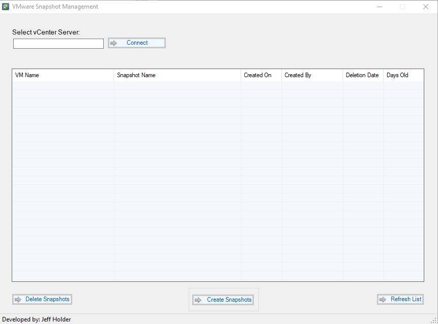 VMware Centralized Snapshot Management